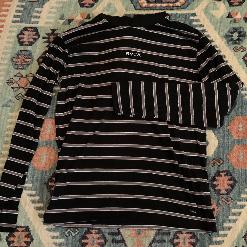 rvca hooded long sleeve